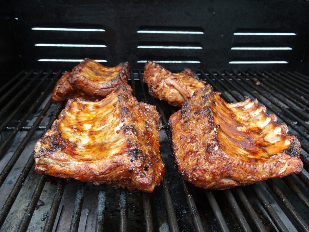 Grilled Baby Back Ribs with Root Beer BBQ Sauce